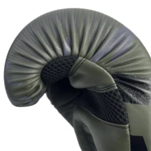 BRONJEE品牌PU皮拳击手套，适合12-88岁人群，成人哑光黑专业拳击手套，8盎司、10盎司、12盎司、14盎司、16盎司可选，也可用于泰拳训练、沙袋训练、综合格斗、拳击、踢腿等格斗运动，迷彩绿配色。