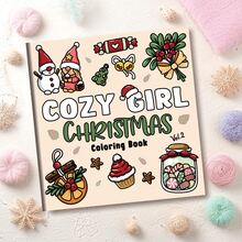 Christmas Countdown Coloring Book Vol.2: Bold & Simple - A Joyful Adult Coloring Journey, Featuring Festive Snowmen, Holiday Stockings, And Cozy Holiday Cheer, Suitable For Stationery, School Supplies, Great Gift For Girls, Valentine's Day, New Year