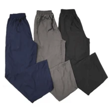 Men's Adjustable Sports Tactel Pants With 3 Pockets - Grey - View 3
