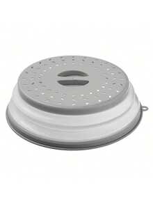 Protetor Antimespirros de Silicone para Micro-ondas, Tampa de Micro-ondas com Orifícios de Ventilação, Tampa de Drenagem de Alimentos e Frutas para Micro-ondas. Serve como Protetor Antimespirros de Alimentos e Escorredor de Cozinha. Essencial de Cozinha. Adequado para Cobrir Pratos de Frutas e Vegetais Próprios para Micro-ondas. Apresenta Orifícios para Ganchos. Lavável na Máquina de Lavar Louça.