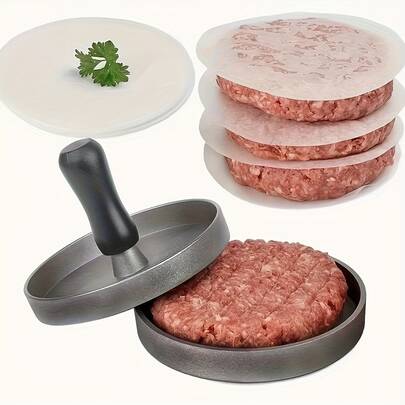 1pc Non-Stick Hamburger Patty Maker Mold | Beef, Cheese And Vegetable Burger Forming Machine, For Grilling And Cooking