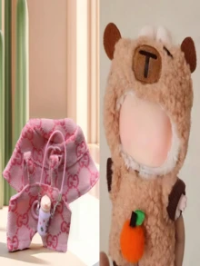 ملابس دمية حيوانية بطول 17 سم، مجموعة من ملابس الدمية ل- (بدون دمية)