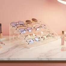 Supporto da parete per esposizione di occhiali, rastrelliera per esposizione di occhiali da sole, rastrelliera per esposizione di occhiali, scatola di stoccaggio per occhiali da sole, rastrelliera per occhiali rosa, rastrelliera per esposizione di occhiali anti-luce blu trasparente, supporto per occhiali da sole da uomo