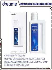 Original Cleaning Liquid For Dreame Robot Vacuum Cleaner Models: D9, D10, L10, D10S, F9, S10+/S10Plus, L10Plus, L10S Ultra, W10S, L20, X20, L30, X30, L40, X40, X50, Mijia Omni Mop B101CN, Omni Mop 2 C102CN, X10+, B101GL, X10plus, S10+, S10plus, S10Plus, B105, 3S B108CN, C101, M30, D102, X20 Pro D102GL, X20 Max D109GL, M30S D103CN, Mova G30 Pro/G30 Ultra, E30 Ultra Parts - Blue - View 7