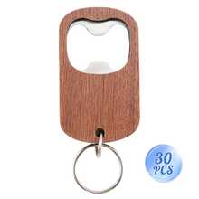 10, 30 i 50 sztuk rzeźbionych drewnianych otwieraczy do butelek, odpowiednich do rzeźbienia imion, prezentów dla drużbów, prezentów na wesele, najlepszych prezentów dla mężczyzn i niezbędnych otwieraczy do butelek w domu