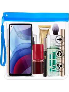 3件/1件透明旅行洗漱包，机场安检液体袋，旅行配件化妆包，防水洗漱包，男女假日必备学习用品旅行必备化妆包化妆袋美容包