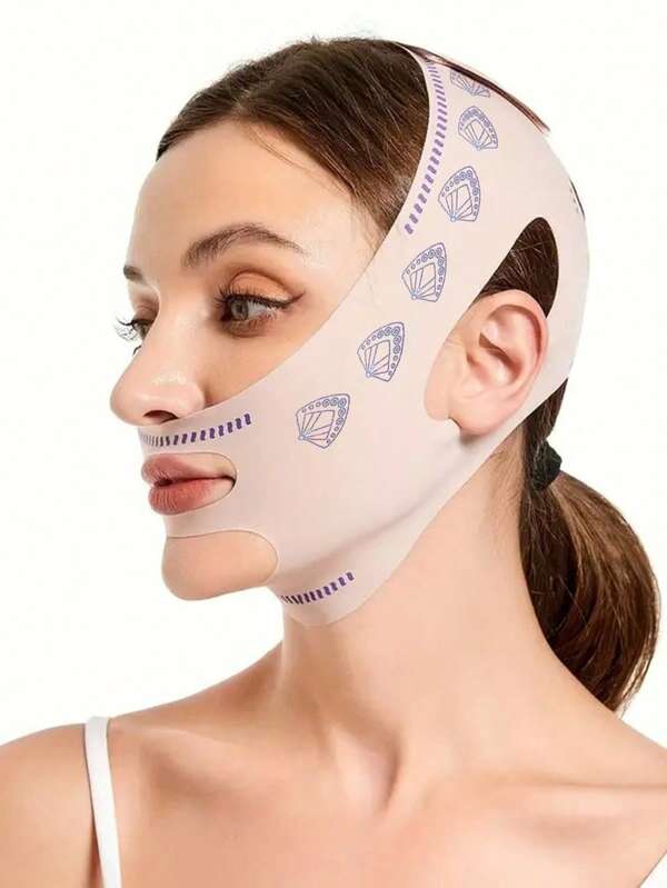 V-Face Lifting Mask, Can Be Used During Sleep, Exercise, And Yoga; Reusable As A Gift For Women.
