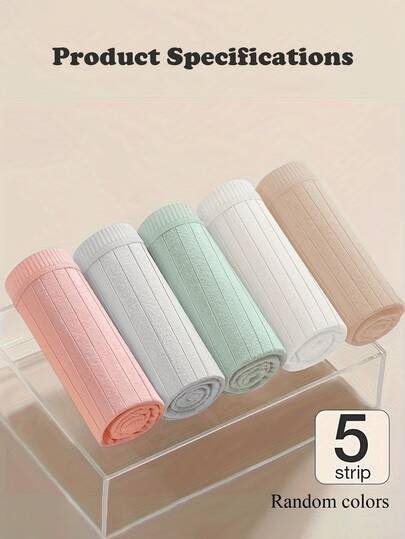 7 件套 - 一次性女士条纹三角裤，独立包装抗菌旅行三角裤，无菌旅行三角裤，女士一次性三角裤，柔软亲肤，免洗，色彩鲜艳的一次性内衣配件，非常适合旅行、休闲、商务旅行和休闲活动。