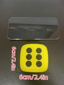 小号、中号、大号软泡沫骰子 - 适合派对、生日和节日（多色）