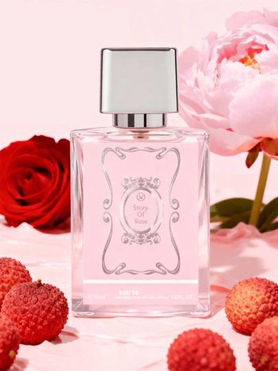 Xịt thơm phòng hương vải và hoa hồng | Lưu hương lâu, tự nhiên, tươi mát, quyến rũ, dạng xịt cầm tay, thích hợp cho các bữa tiệc, tụ họp, quà tặng bạn gái/sinh nhật.