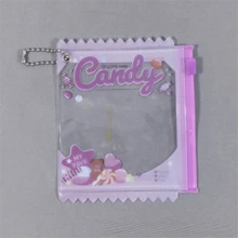 1pc Candy Badge Holder Prop Badge Storage Display Pendant Doll Zipper Storage Bag, Birthday Christmas Gift - Perfect Gift - Multicolor - View 5
