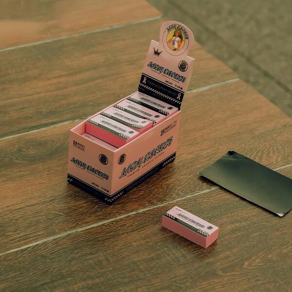 5 pièces/25 pièces Embouts roses LADY HORENT en carton, papiers à rouler de cigarettes portables, accessoires pour fumeurs, excellent cadeau pour les fumeurs