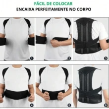 Unisex Back Support & Posture Corrector, Adjustable, Lightweight , Multifunctional, Men & Women, Breathable Back Brace, Tight Fit, Ideal For Daily Wear, Home, Office, Work, Sports And Fitness, Waist Trainer, Beauty & Health, Body Binding & Support, Sports & Outdoors, Body Shapers & Protective Gear, Sports Straps, Enhances Body Confidence - Multicolor - View 10