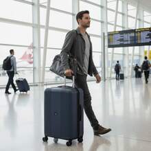 Maleta Mano Equipaje Resistente Carry On 24 Candado Viajes - Gris - Ver 6