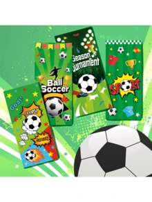 50 قطعة أكياس هدايا لحفلة كرة القدم، أكياس بلاستيكية، أكياس تغليف هدايا OPP، أكياس تغليف هدايا بموضوع رياضة كرة القدم، ديكورات حفلة مشجعي كرة القدم، لوازم حدث رياضة كرة القدم، ديكورات حدث كأس العالم لكرة القدم، ديكورات حفلة عيد الميلاد، لوازم حفلة الزفاف، هدايا حفلة استحمام العروس، هدايا مواليد، هدايا حفلة استحمام الطفل، ديكورات الحفلات، أكياس تغليف الهدايا، أكياس توزيع الهدايا، لوازم تغليف الهدايا