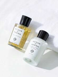 Acqua Di Parma Colonia Mini Set: Shower Gel + Body Lotion (75ml) With Complimentary Dior Cosmetic Bag - Travel Kit, Hydrating, Fragrant Body Care