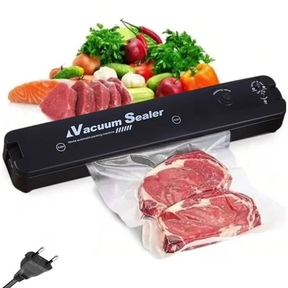 RAF 2-In-1 Vacuum Sealer Machine, Suitable For Kitchen Food Vacuum Sealing And Single Sealing, Featuring Both Vacuum Sealing And Single Sealing Functions, Applicable For Snack Bags. Suitable For Vacuum Preservation Of Various Dry And Soft Foods Including Meat, Vegetables, Fruits, Cookies, Etc. Kitchen Utensils, Food Preservation, Camping, Travel, Summer Product Promotion