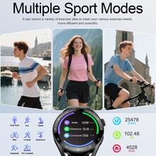2025 New Smart Sports & Business Men's Watch, 1.48" HD Touchscreen, Wireless Phone Connection, Music, Camera, Call, Sports Tracking, Zinc Alloy Material, Suitable As Gift For Family, Friends, Couples - 彩色 - 查看 10
