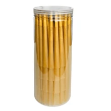 200/100/50/30 件天然预卷锥形卷烟纸 - 1- 1/4 卷纸超薄慢燃烟筒带尖头/管 - 喇叭管卷烟纸适用于节日/情人节礼物和吸烟配件、父亲节礼物