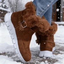 Women's Comfortable Chunky Chunky Sneakers, Breathable Lightweight Walking Shoes, Fashionable Platform Casual Sports Shoes - 棕色 - 查看 2