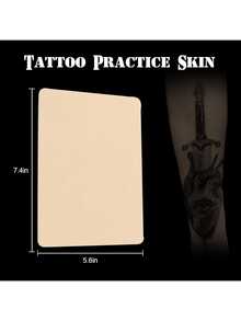 Blank Tattoo Practice Skin, Double-Sided Fake Tattoo Skin, Suitable For Practice By Beginner And Experienced Tattoo Artists - Multicolor - View 2