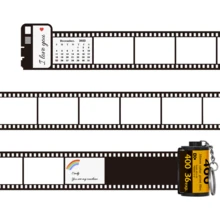 Personalized Photo Keychain, Customized Keychain With Text, Customized Name Keychain, Movie Film Keychain, Mini Photo Album, Keychain - Multicolor-i Love You - View 16