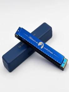 1pc High Quality Professional 24 Hole C Harmonica - Ideal For Adults And Students, Self-Learning Musical Instrument, Great Christmas Musical Gift. - Multicolor - View 16