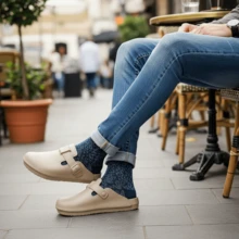 中性夏季新款厚底軟墊包頭戶外靜音軟底穆勒拖鞋 - 咖啡棕 - 查看 3