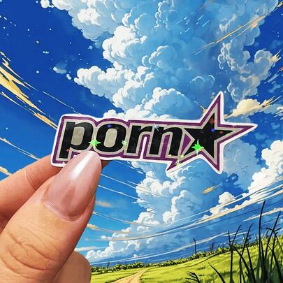 1pc/3pcs New PORN STAR Car Window Sticker - Self-Adhesive Laptop, Water Bottle, Phone, Fridge Decal - Reusable Western Decor, Phone Accessories, Joke Design, Glossy Surface, Funny Sticker, Durable Sticker, Decorative Sticker, Quirky Decor, Animal Lover Scrapbook Supplies Scrapbook Stationery Stickers