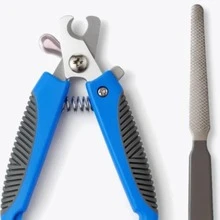 Pet Nail Clipper Kit With Stainless Steel Pliers And Nail File For Cats And Dogs - 彩色 - 查看 1