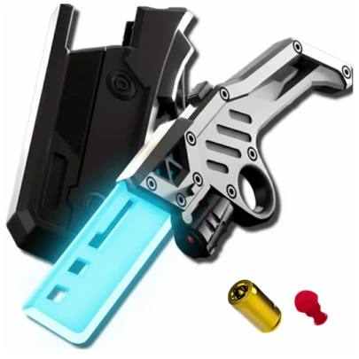 Juguete Cuchillo Pistola Proyectil Antiestrés Fidget Recreativo Regalo Replica Casquillo Bala suave Diversión Niño 3d Realista Educativo Kawaii Moda Futurista