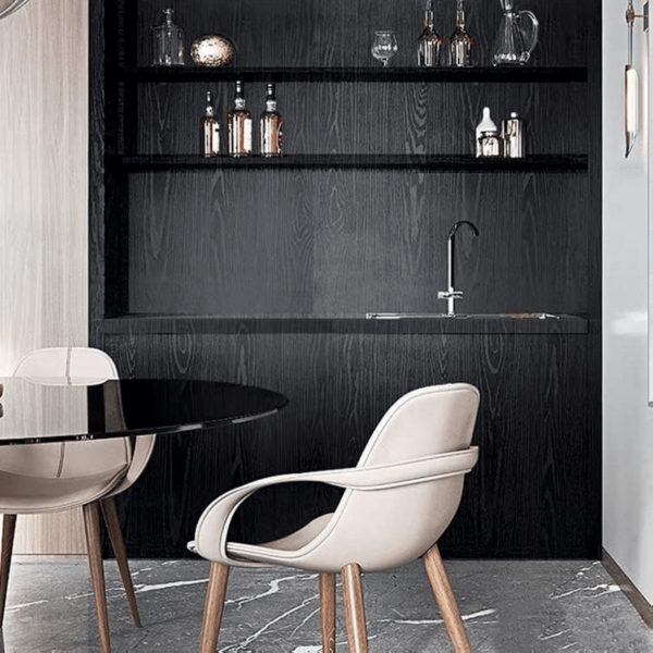 1 Roll Of Black Wood Grain Self-Adhesive Wallpaper, Suitable For Home Decoration, Cabinets, Tables And Chairs, Room Backgrounds; Removable, Waterproof, Suitable For Kitchen Cabinet Renovation And Wardrobe Door Refurbishment. Wall Paper Wall Stickers Wall Decor Room Decor Bedroom Decor