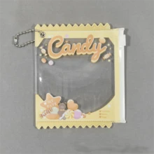 1pc Candy Badge Holder Prop Badge Storage Display Pendant Doll Zipper Storage Bag, Birthday Christmas Gift - Perfect Gift - Multicolor - View 3