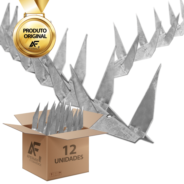 Espeto De Proteção Para Muro Lança Perfurante 1 Metro Aço