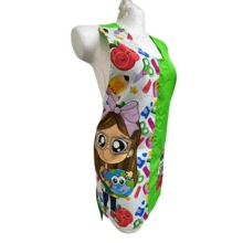 Apron For Teachers And Educators: Exclusive Designs - Mint Green - View 2