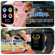 The ERUN 2025 New Kids Touchscreen Smartwatch Features A 1.83-Inch HD Display, A 300mAh Battery, Dual-Pin Charging, A Silicone Strap, USB Charging, A Comfortable And Soft Adjustable Wristband, And Is Lightweight And Portable. It's A Smart Wearable Device With Features Including: Multiple Menu Languages, 18 Games - Multicolor - View 5