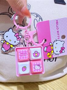 Móc khóa 4 nút - Phiên bản màu hồng, với tông màu hồng xanh nhạt, được trang trí bằng thiết kế dễ thương, có các nút bấm tương tác mang lại trải nghiệm thú vị - Phụ kiện đa chức năng, có thể treo trên chìa khóa, ba lô và túi xách, phù hợp cho sử dụng hàng ngày, trường học, công việc và các chuyến đi chơi giải trí - Được làm từ chất liệu bền chất lượng cao, sử dụng lâu dài - Món quà lý tưởng cho thanh thiếu niên, người trẻ tuổi và những người yêu thích phong cách dễ thương, hoàn hảo cho những người đam mê. - Hồng - Xem 3