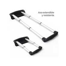 Maleta Mano Equipaje Resistente Carry On 24 Candado Viajes - Gris - Ver 5