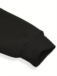 A Hoodie That Can Transform Your Fashion Taste Unstoppable Black Hoodies Machine Washable Men's New Spring And Autumn Season Printed Hoodie In  Style - màu đen - Xem 3