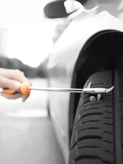 1pc Tire Stone Remover | Professional Stone Extraction Tool - Deep Groove Stone Removal & Tire Noise Prevention - Driving Safety Protection Hook - Durable Stainless Steel Design - Essential Auto Maintenance Accessory
