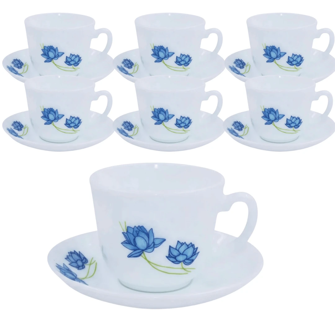Luxury Camber Black 220ml Tea Cup Set - Fratelli - trắng - Xem 1