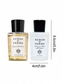 Acqua Di Parma Colonia Mini Set: Shower Gel + Body Lotion (75ml) With Complimentary Dior Cosmetic Bag - Travel Kit, Hydrating, Fragrant Body Care