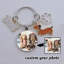 Custom DIY Dog Photo Keychain I Love Dog Glass Crystal Pendant Mini Heart Keychain Car Key Man And Girl Favorite Gift,Customized Keychains & Accessories,Easy Comfort, ,Colorful,Cute,Adorable,Funny,Kawaii,Y2K,Stylish,Unisex,Casual,Custom,Personalized,Unique,Customized,Ideal Gifts For Him,Ideal Gifts For Her,Her,Boyfriend,Girlfriend,Family,Friends - Silver - View 10