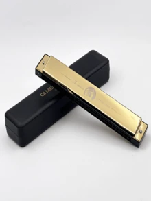 1pc High Quality Professional 24 Hole C Harmonica - Ideal For Adults And Students, Self-Learning Musical Instrument, Great Christmas Musical Gift. - Multicolor - View 5