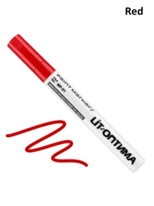 Paint Marker Pens Waterproof Oil-Resistant | Quick-Drying Fade-Proof Touch-Up Pens For Car Tire DIY, Gold Detailing & Color Restoration - Black/White/Gold/Red