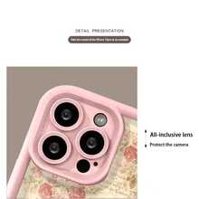 Pretty Pink Floral Text Background  Black Phone Case For IPhone X/XS/11/12/13/14/15/16 Pro - Sleek & Durable Cover For Cool Guys & Girls, Anti-Scratch With Full Camera Protection - Perfect Unisex Gift, Stylish & Durable - Ideal Gift For Boyfriend/Girlfriend - Hồng - Xem 5