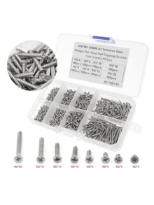 800颗挂画钉 - 最长2厘米 - 墙面艺术装饰组合套装 - 小型装饰钉 - 适用于户外使用、汽车维修、木板拼接、家居装饰 - 省时钉子