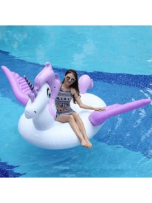 1pc Inflatable Water Float Fire Bird Ride, Adult Pool And Beach Floating Lounge, Perfect Summer Gift For Party, Swimming Pool Raft, Floating Chair, Patio Seat, Inflatable Seat, Yard Decor, Water Swimming Supplies For Adult Vacation Fun And Relaxation, Multi-Functional Lounge Chair - Multicolor - View 9