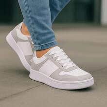 Women's Street Style Sneakers – Comfortable And Stylish For Any Occasion - Grey - View 1