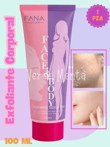 Exfoliante De Gel Scrub Para Cara Y Cuerpo, Exfoliante Corporal, Exfoliante Facial, Loción Corporal, Lavado Corporal Exfoliante gel 100 ml , con limpieza profunda poros , cara & cuerpo exfoliante Exfoliante - 1 Pza - Ver 4